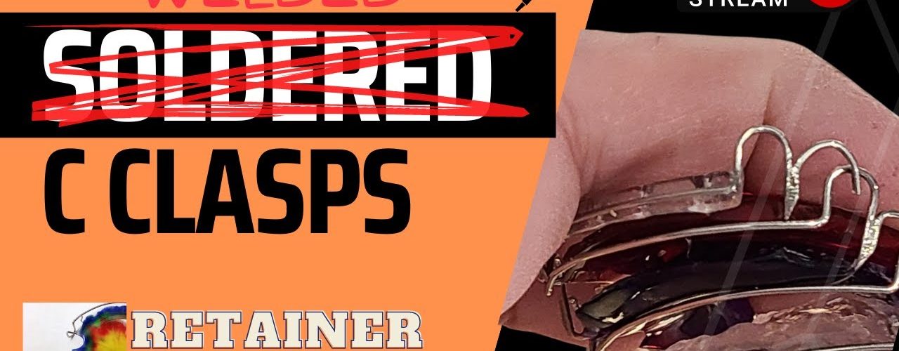 I'm Back! Soldered "Welded" C Clasps on an Orthodontic Retainer! Live Stream
