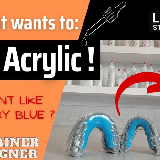 Patient wants to change the color! How to change acrylic color on a retainer.