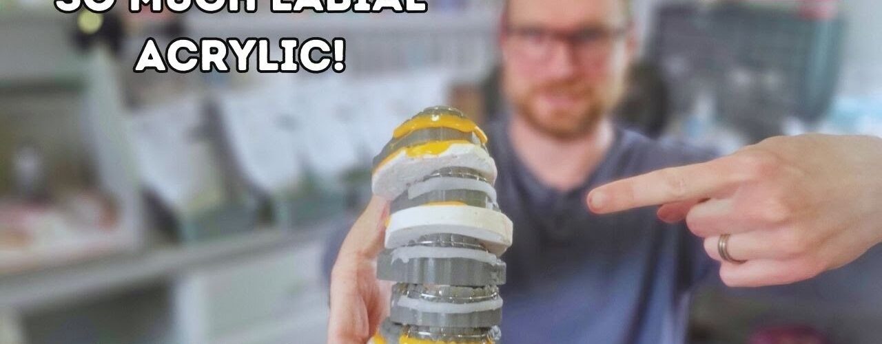 [Acrylic Application] So Much Labial Acrylic! My Pressure pot is dead :(