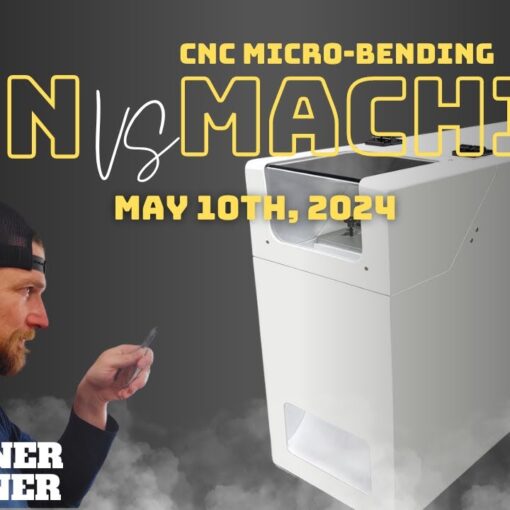 Man Vs Machine: I Test My skills Against a CNC Micro Bending machine from AOS!